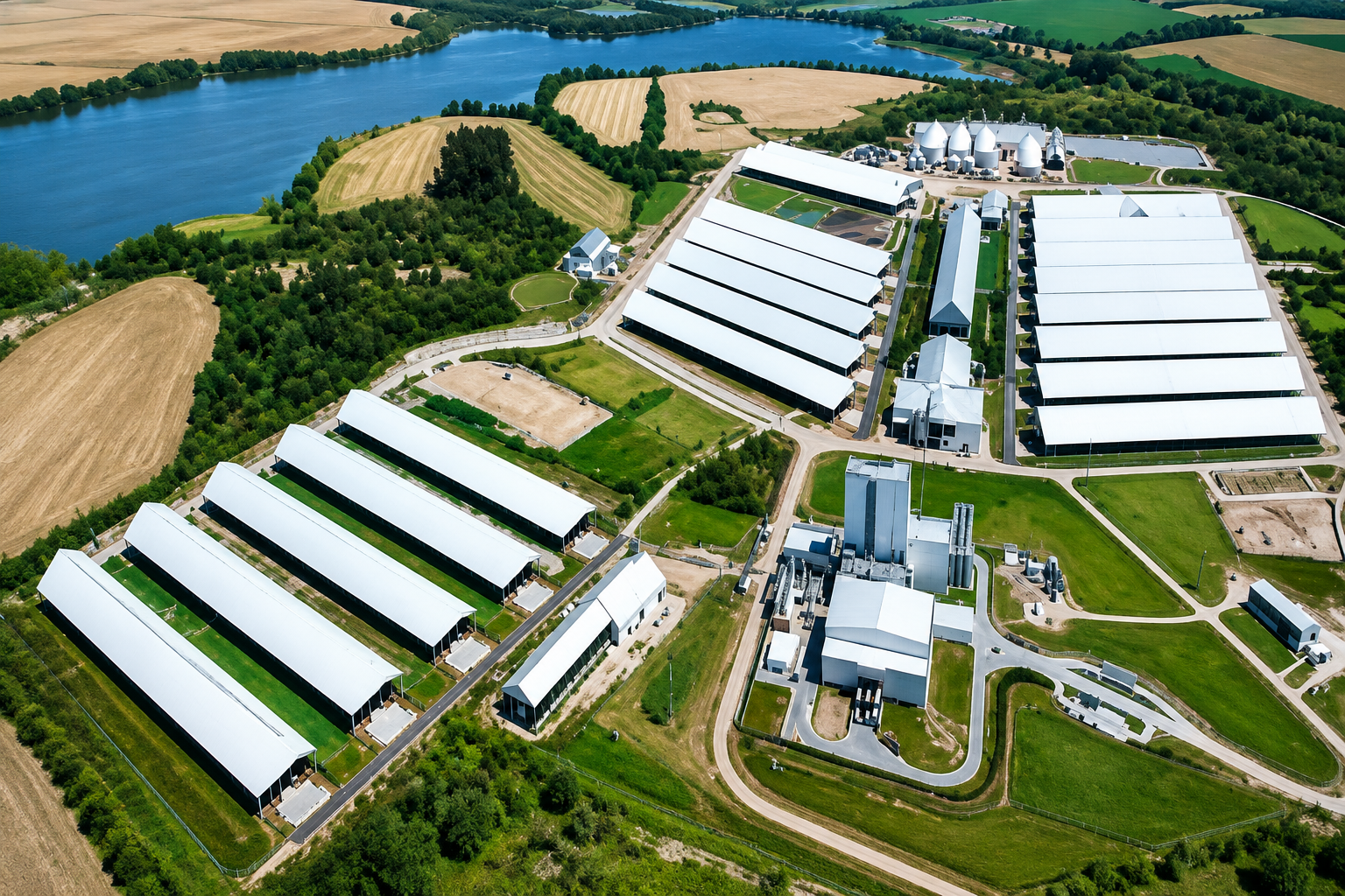 NovaSAF 1 facility aerial view — Durazno, Uruguay